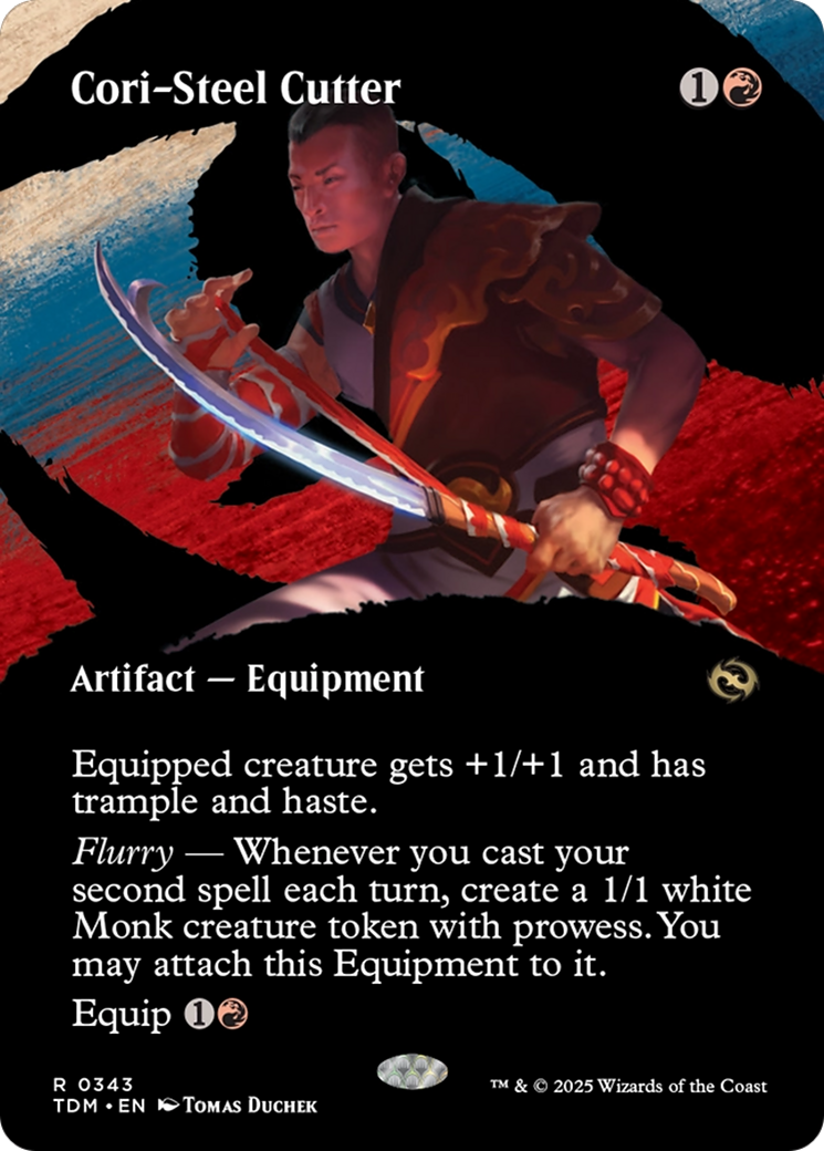 Cori-Steel Cutter (Borderless): (Showcase) [Tarkir: Dragonstorm]