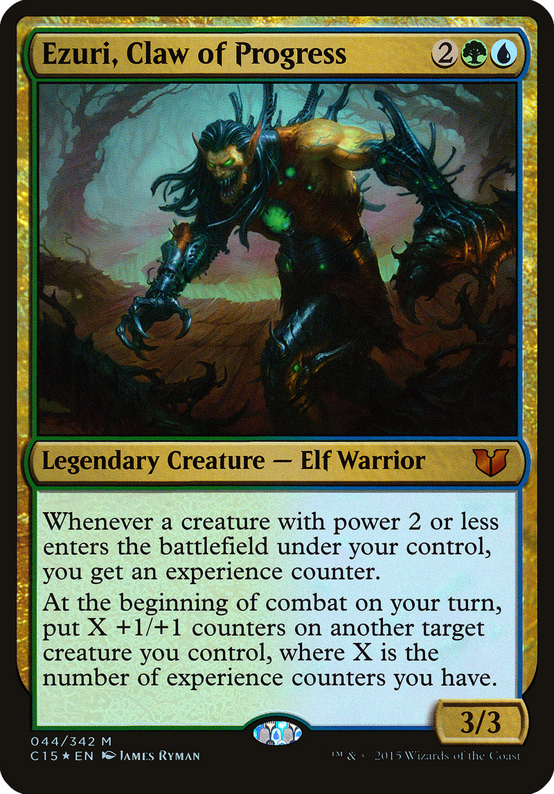 Ezuri, Claw of Progress (Commander 2015) [Commander 2015 Oversized] Foil