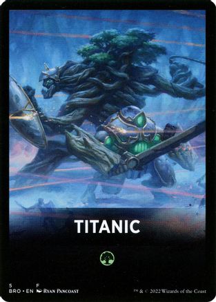 Titanic Theme Card [The Brothers' War Tokens]