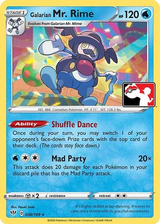 Galarian Mr. Rime [Prize Pack Series Cards]