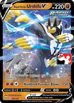 Rapid Strike Urshifu V - 87/163 [Prize Pack Series Cards] - Holofoil