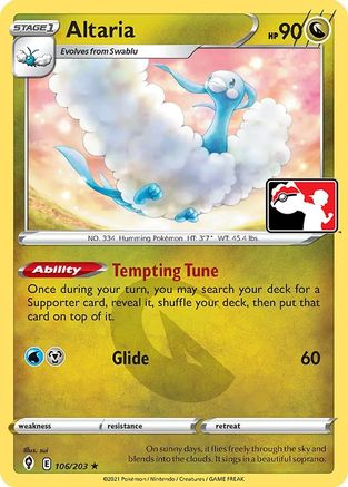 Altaria - 106/203 [Prize Pack Series Cards]