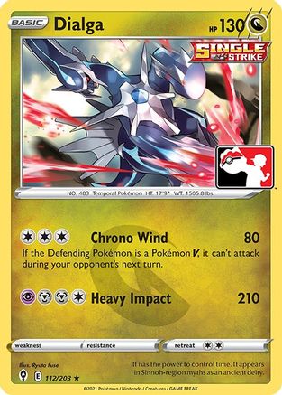 Dialga - 112/203 [Prize Pack Series Cards]