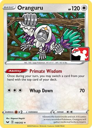 Oranguru - 148/202 [Prize Pack Series Cards]