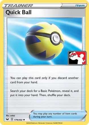 Quick Ball 179 [Prize Pack Series Cards]