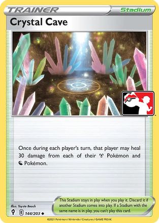 Crystal Cave - 144/203 [Prize Pack Series Cards]
