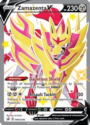 Zamazenta V - SWSH293 (Shiny) [SWSH Sword & Shield Promo Cards] - Holofoil