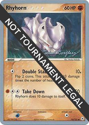 Rhyhorn - 2005 - 70/101 (Michael Gonzalez) [World Championship Decks]