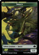 Insect // Saproling Double-Sided Token [Dominaria Remastered] Foil