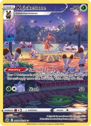 Kricketune - GG02 [SWSH Crown Zenith Galarian Gallery] - Holofoil