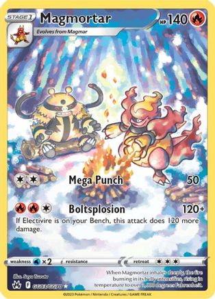 Magmortar - GG03 [SWSH Crown Zenith Galarian Gallery] - Holofoil