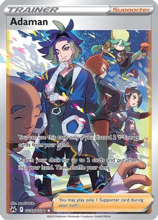 Adaman - GG57 [SWSH Crown Zenith Galarian Gallery] - Holofoil