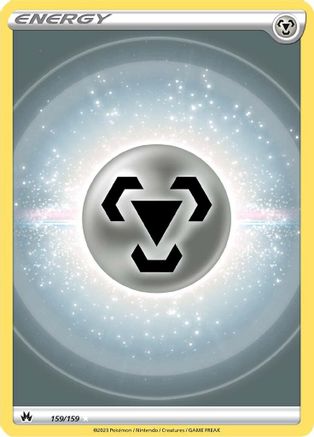 Metal Energy (Texture Full Art) 159 [SWSH Crown Zenith]  - Holofoil