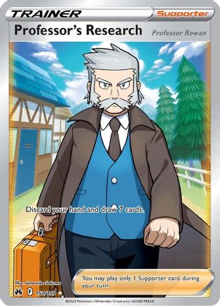 Professor's Research (Full Art) 150 [SWSH Crown Zenith]  - Holofoil