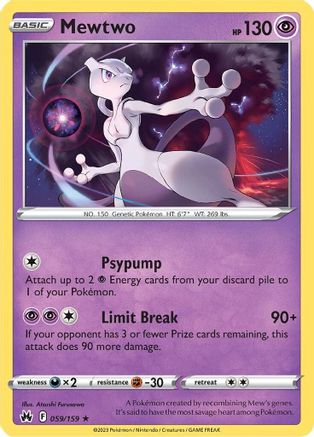Mewtwo 059 [SWSH Crown Zenith]