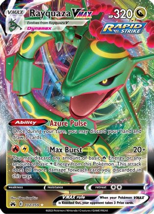 Rayquaza VMAX (102) (102) 102 [SWSH Crown Zenith]  - Holofoil