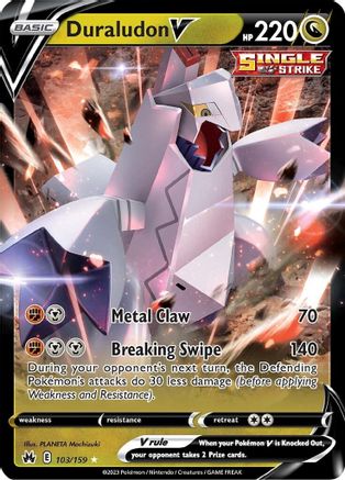 Duraludon V 103 [SWSH Crown Zenith]  - Holofoil