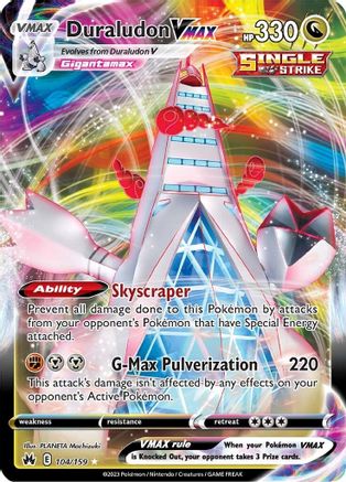 Duraludon VMAX 104 [SWSH Crown Zenith]  - Holofoil