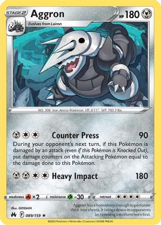 Aggron 089 [SWSH Crown Zenith]
