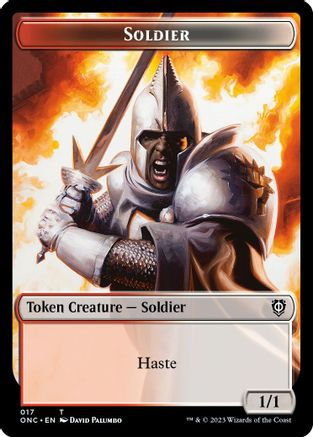 Soldier (017) // Eldrazi Double-sided Token - [Commander: Phyrexia: All Will Be One]