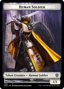 Human Soldier // Elephant Double-sided Token [Commander: Phyrexia: All Will Be One]