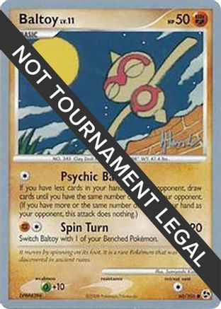 Baltoy - 2008 - 60/106 (Dylan Lefavour) [World Championship Decks]
