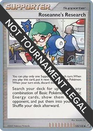Roseanne's Research - 2008 - 125/132 (Paul Atanassov) [World Championship Decks]