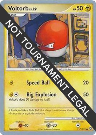 Voltorb - 2008 - 117/132 (Tristan Robinson) [World Championship Decks]