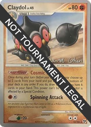 Claydol - 2009 - 15/106 (David Cohen) [World Championship Decks]