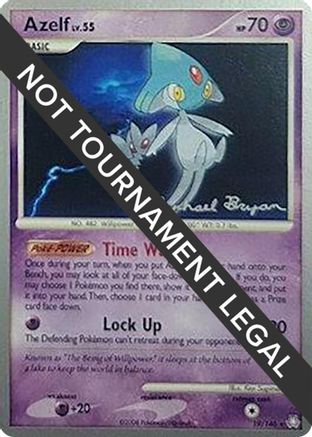 Azelf - 2010 - 19/146 (Mychael Bryan) [World Championship Decks]