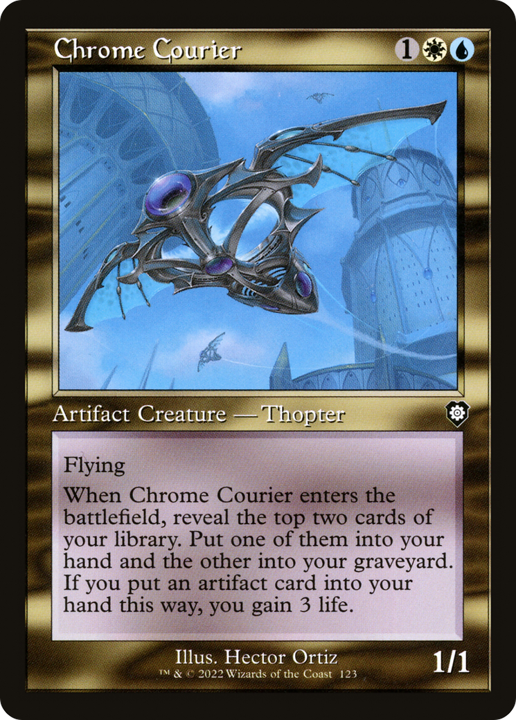 Chrome Courier (Retro Frame) - The Brothers' War Commander