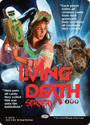 Living Death (Showcase) [Duskmourn: House of Horror Commander] (Borderless) Foil