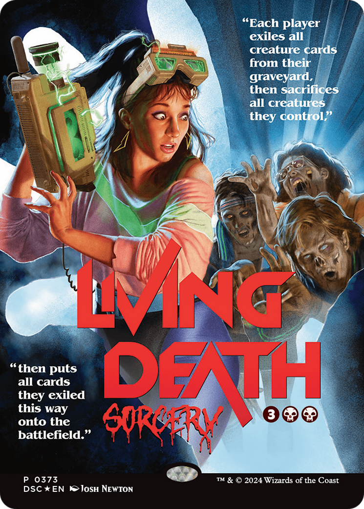 Living Death (Showcase) [Duskmourn: House of Horror Commander] (Borderless) Foil