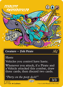 Fearless Swashbuckler (Borderless) (First-Place Foil) [Aetherdrift] Foil
