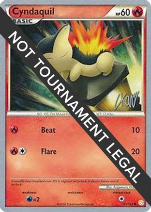 Cyndaquil - 2011 - 61/123 (Christopher Kan) [World Championship Decks]