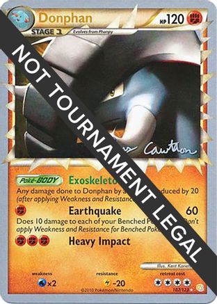 Donphan - 2011 - 107/123 (Ross Cawthon) [World Championship Decks]