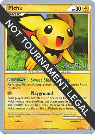 Pichu - 2011 - 28/123 (Ross Cawthon) [World Championship Decks]