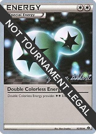 Double Colorless Energy - 2012 - 92/99 (Zachary Bokhari) [World Championship Decks]