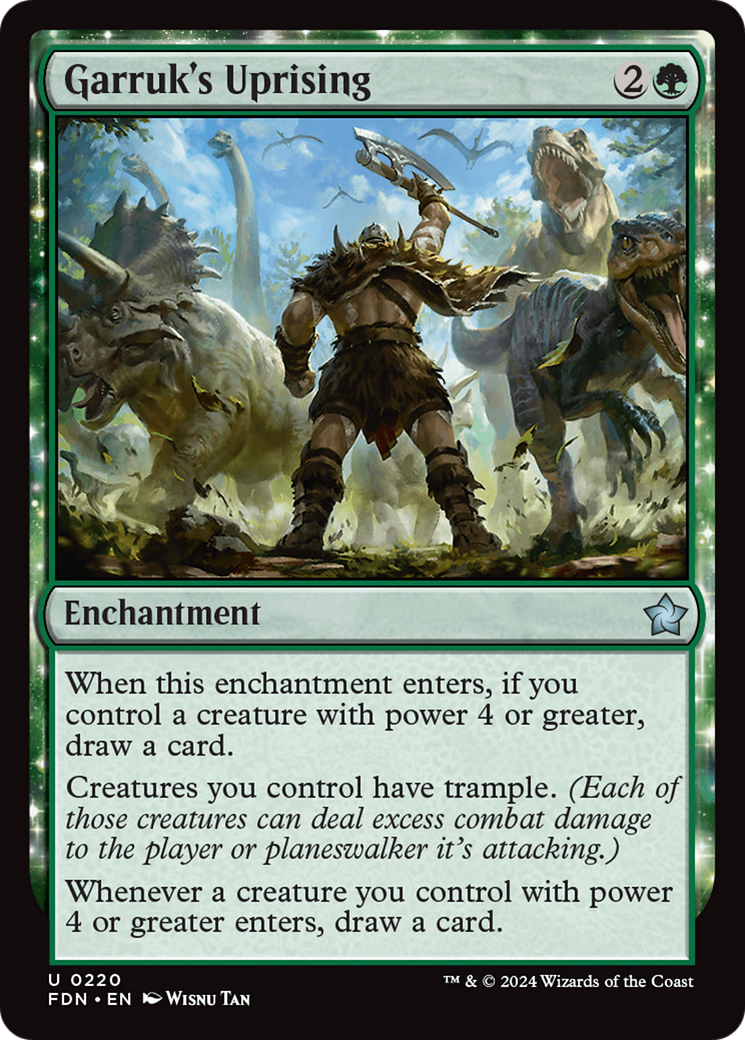 Garruk's Uprising: (enchantment) [Foundations]