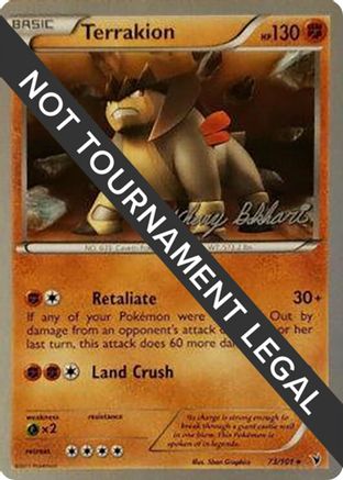 Terrakion - 2012 - 73/101 (Zachary Bokhari) [World Championship Decks]