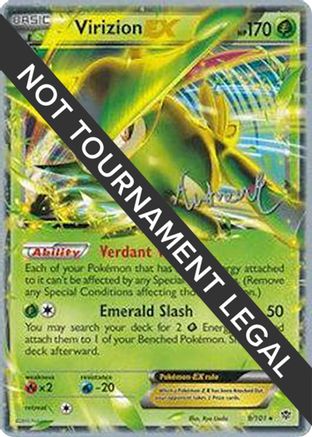 Virizion EX - 2014 - 9/101 (Andrew Estrada) [World Championship Decks]