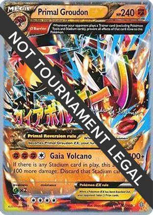 Primal Groudon EX - 2015 - 86/160 (Alejandro Ng-Guzman) [World Championship Decks]