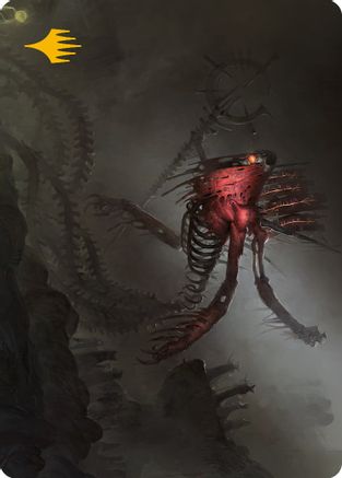 Drivnod, Carnage Dominus Art Card (Gold-Stamped Signature) [Art Series: Phyrexia: All Will Be One]