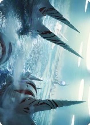 Seachrome Coast Art Card [Phyrexia: All Will Be One Art Series]