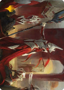 Porcelain Zealot Art Card (Gold-Stamped Signature) [Art Series: Phyrexia: All Will Be One]