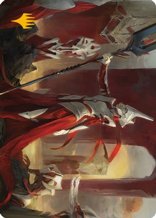 Porcelain Zealot Art Card (Gold-Stamped Signature) [Art Series: Phyrexia: All Will Be One]
