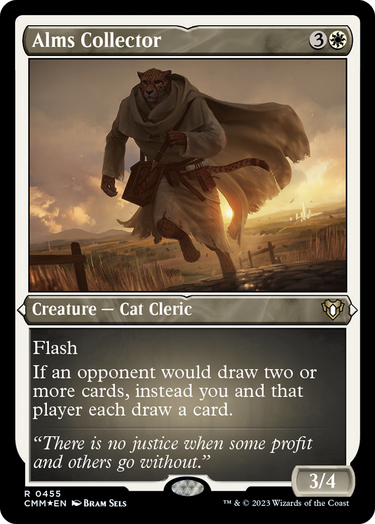 Alms Collector (Foil Etched) - Commander Masters Foil