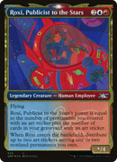 Roxi, Publicist to the Stars (Showcase) (Galaxy Foil) - [Unfinity]: (Showcase) Foil