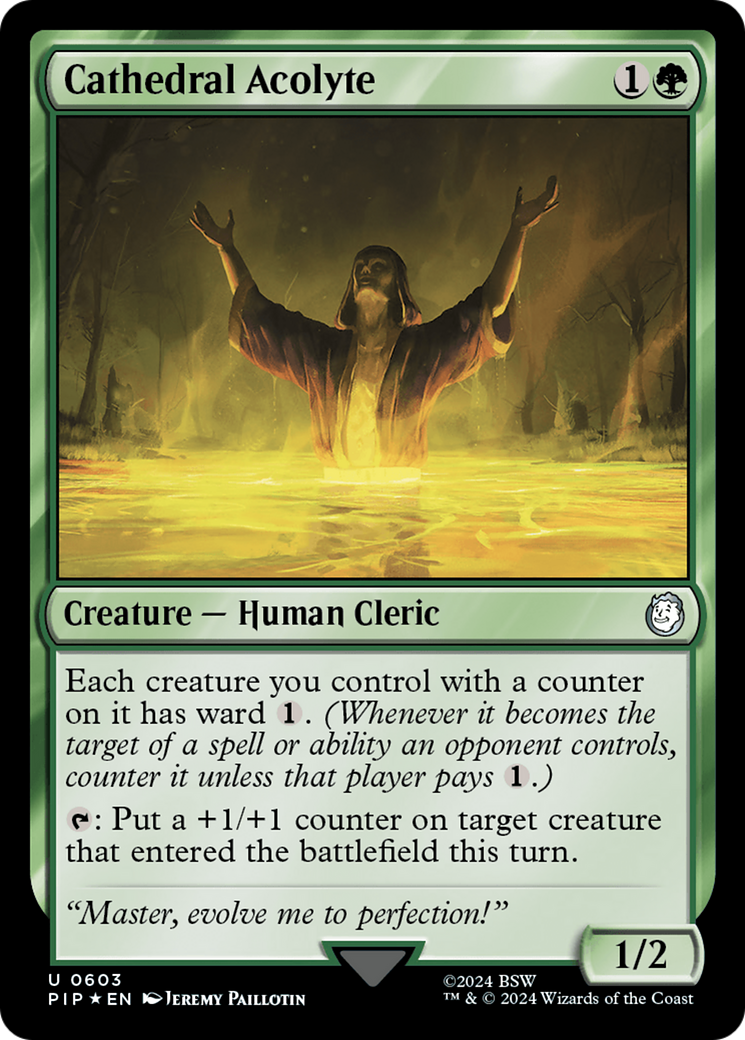 Cathedral Acolyte (Surge Foil) - Fallout Foil