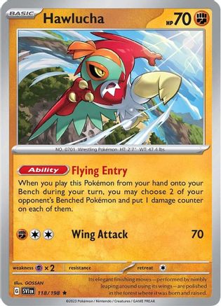 Hawlucha - 118/198 [SV01: Scarlet & Violet Base Set]